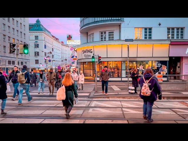 Walk in Vienna Landstraße, January 2025 | 4K HDR