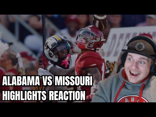 Alabama vs Missouri Full Game Highlights (REACTION)