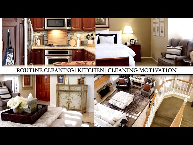 ROUTINE CLEANING | KITCHEN CLEAN | CLEANING MOTIVATION