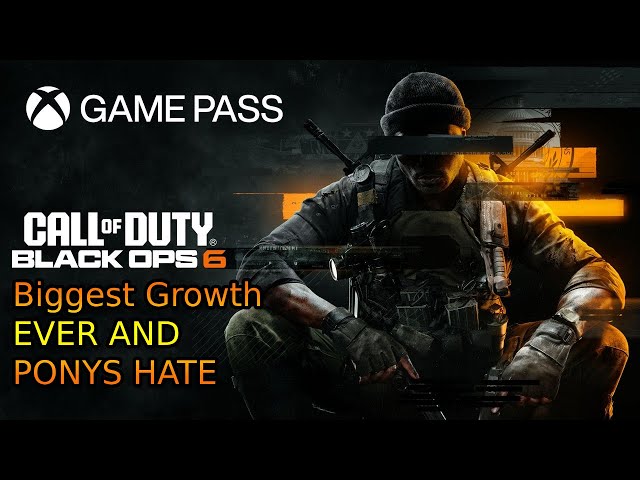 Xbox Game Pass BREAKS RECORDS! PONYS Hate On Indiana Jones And COD Black OPS 6 Breaks Records!