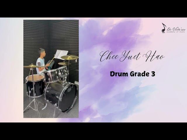 Chee Yuet Hao- Rockschool Drum Grade 3