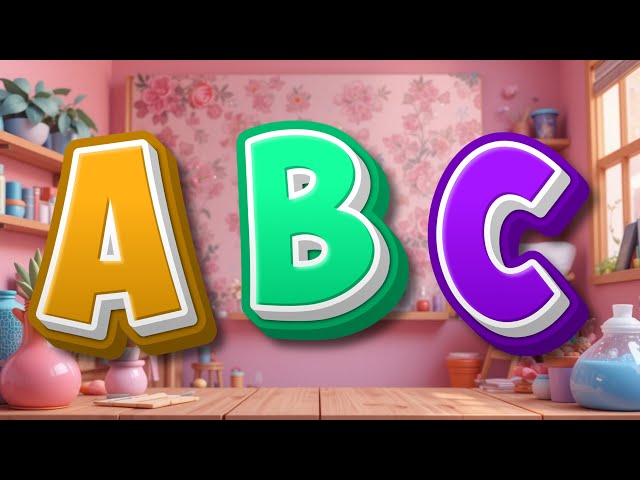 A is for Apple A B C Song Learn ABC with Music Colorful 3D Animation Fun Alphabet Song for Kids A14