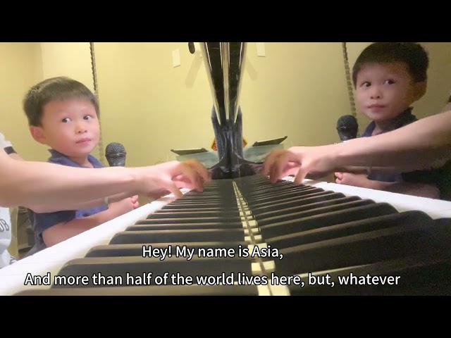 7 continents song by Angel Anqi Tang & Wyatt