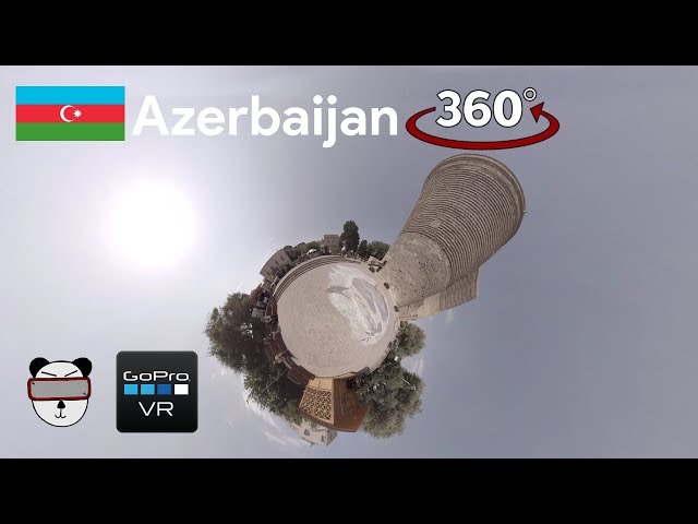 🌍 360° Maiden Tower | Baku, Azerbaijan 🇦🇿【GoPro VR Travel | 360 Video】