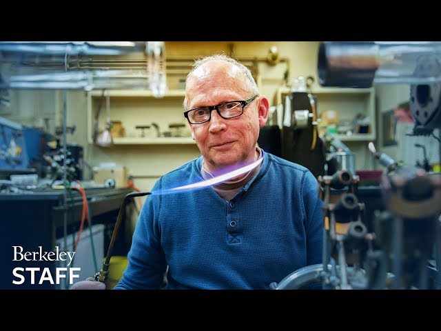 Portrait of a scientific glassblower