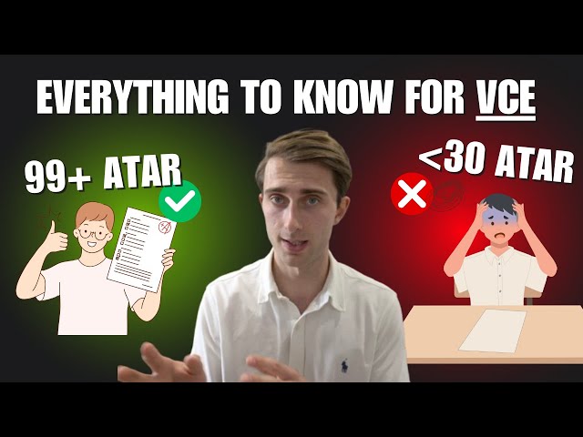 Everything You Need To Know For VCE | ATAR, SACs, Scaling |