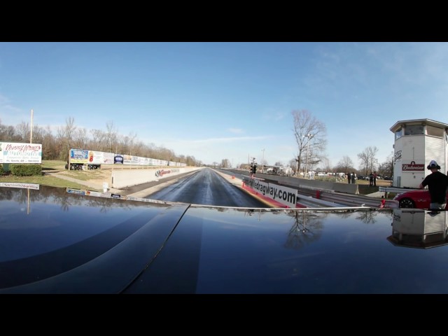 1989 Turbo Trans am vs Nissan 350z at Centerville Dragway filmed with a gear 360 camera