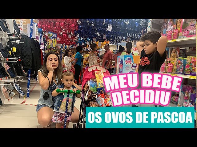 MEU BEBÊ DECIDIU OS OVOS DE PÁSCOA - ME DEI MAL | Kathy Castricini