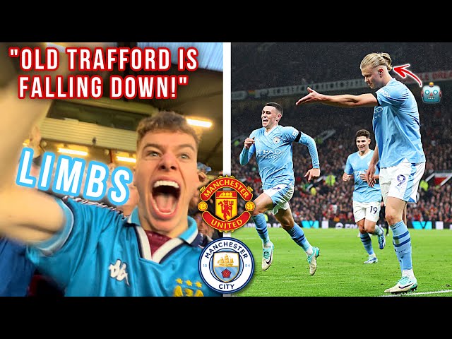 INCREDIBLE SCENES As Manchester City DESTROY Manchester United At Old Trafford