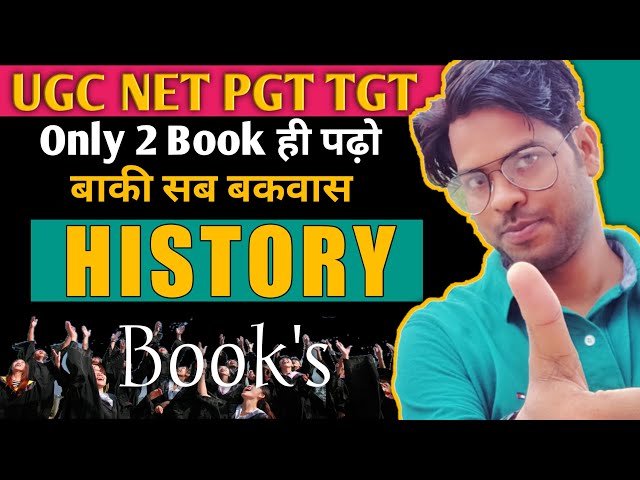 HISTORY Best Book's For UGC NET PGT TGT DSSSB