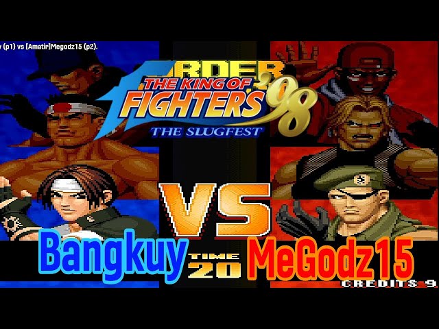 GGPO INDONESIA. Friendly Match, The King of Fighters 98. [Nub]Bangkuy vs [Amatir]MeGodz15