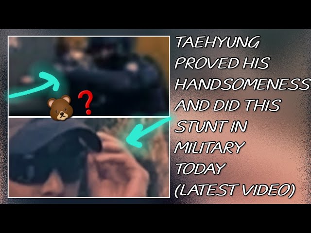 OMG!💋😱Taehyung Proved His Handsomeness & Did This Stunt In Military Today(New)#taehyung#jungkook#bts