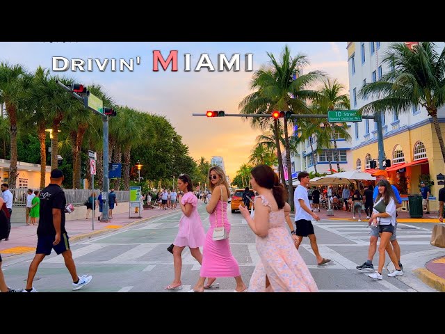 Miami Drivin': A Tour of the Miami 4K 60FPS