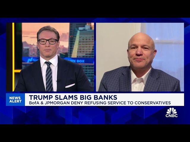 Eric Dezenhall on Trump's criticism of big banks: The companies have responded 'in a measured way'