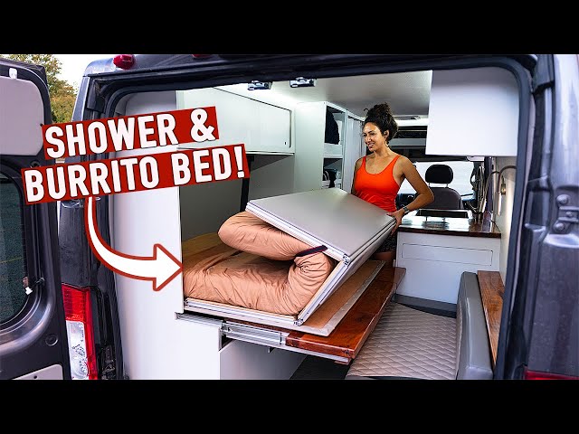 LUXURY Van Tour + DESIGN REVIEW of Innovative Campervan Layout