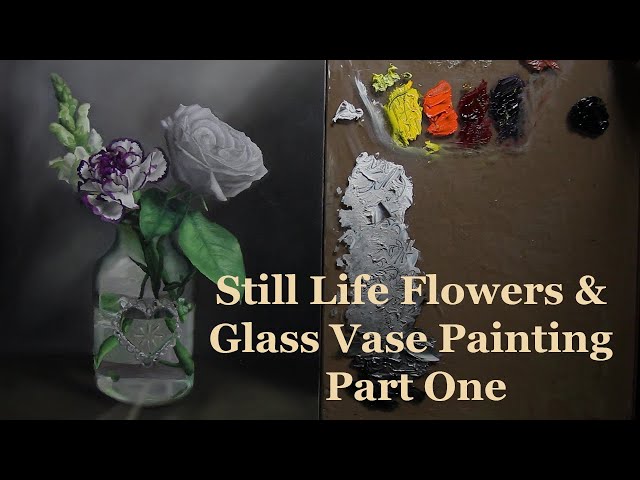 Still Life Flower and Vase Painting