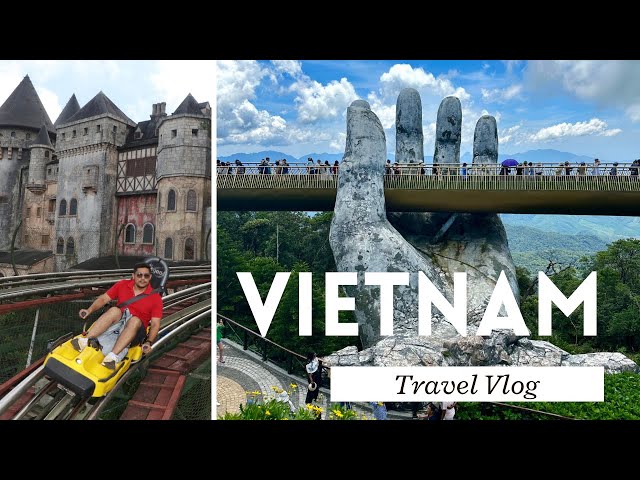 Golden Bridge Ba Na Hills | Full Day Tour Vietnam Trip Part-5 🇻🇳 #vietnam #banahills #goldenbridge