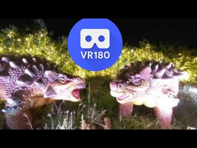 [VR180 VR 3D] Changi Jurassic Mile Ankylosaurus Dinosaurs Singapore | Virtual Reality Oculus