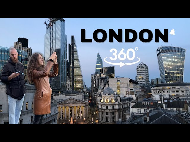 360 4K London Walk - From Tottenham Court Rd to Wesminster