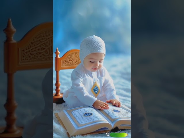 Reciting holy Quran cute Muslim baby ♥️♥️♥️🤩❤️❤️#allah #cute #baby #quran