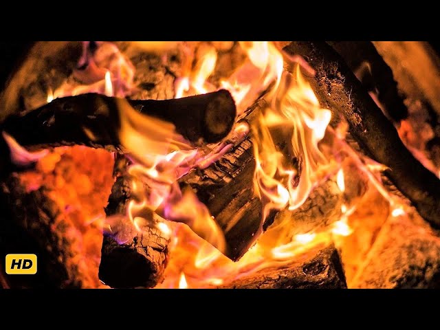 Relaxing fireplace | Christmas Music | Cozy crackling fire