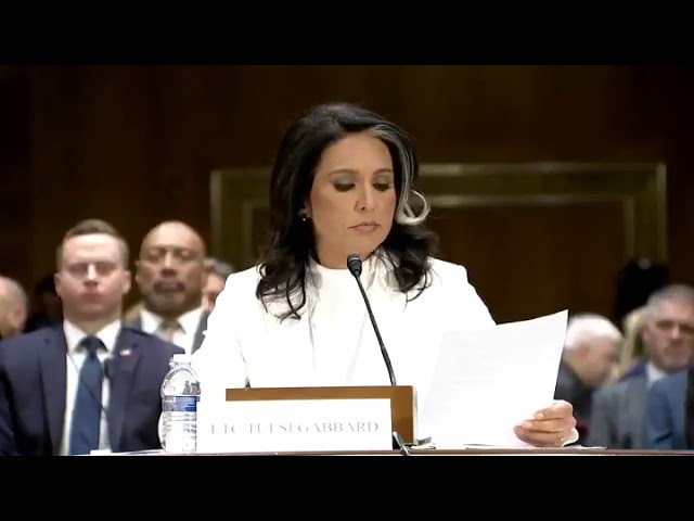 BIG BREAKING 🚨 Tulsi Gabbard, Trump’s nominee to be the director of US national intelligence SHOCKS