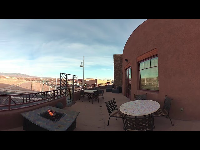 Balcony of the Indian Pueblo Cultural Center