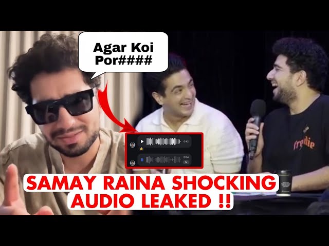 Samay Raina Reply To Fans | Samay Raina Audio Leaked | ranveer allahbadia samay raina