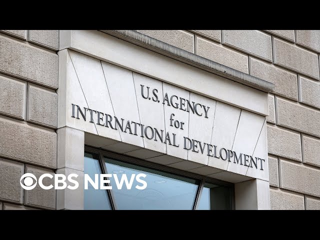 Congressional Democrats speak after officials say USAID will merge into State Dept. | full video