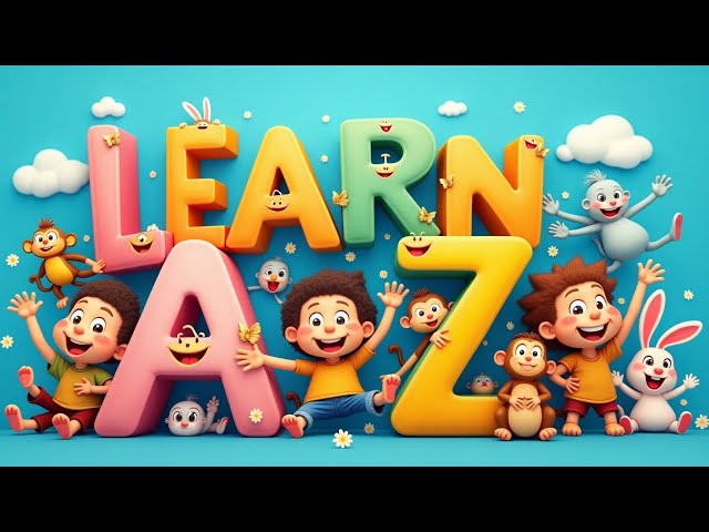 A to Z Alphabet Learning for Kids | ABC Phonics | Fun Educational Video for Toddlers & Preschoolers