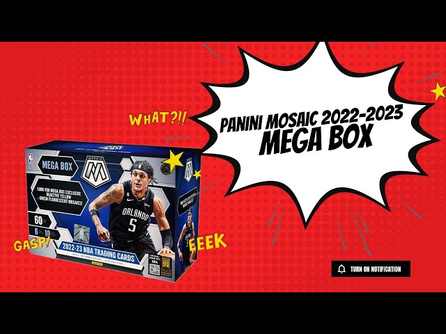 Mega Box Reveal: Panini Mosaic Basketball 2022-2023 Pack Opening!