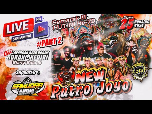 LIVE JARANAN HARI INI NEW PUTRO JOYO ft WGH 243 Live Lapangan Bogem Gurah Kediri