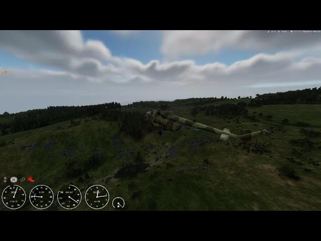 Arma Reforger Don't know how I made it back To base Wit no tail rotor