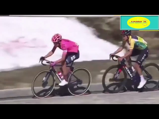 #TourDeSuiza 2021 Richard Carapaz líder se defiende muy bien de los intentos de Rigoberto Urán