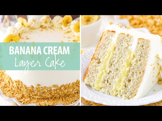 Banana Cream Layer Cake