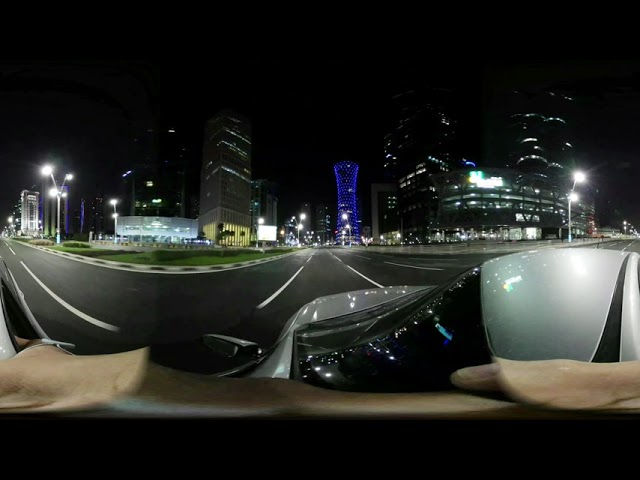 Qatar at night VR 360 2020