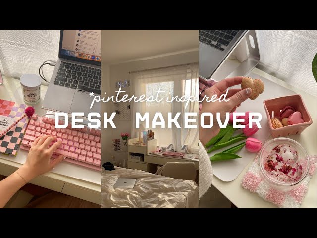 My danish pastel pinterest inspired desk makeover! 🌷✨ ft. haul, assembling furniture, decorating