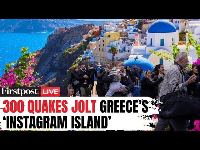 Santorini Earthquake LIVE: Thousands Flee Santorini as 300 Quakes Above Magnitude 5.3 Rattle Greece