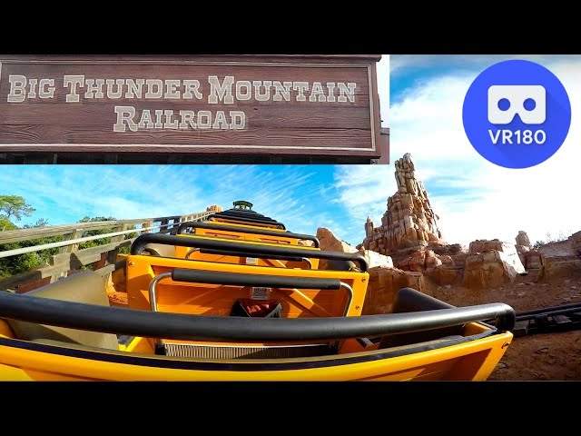 Big Thunder Mountain FULL RIDE | VR180 3D VR