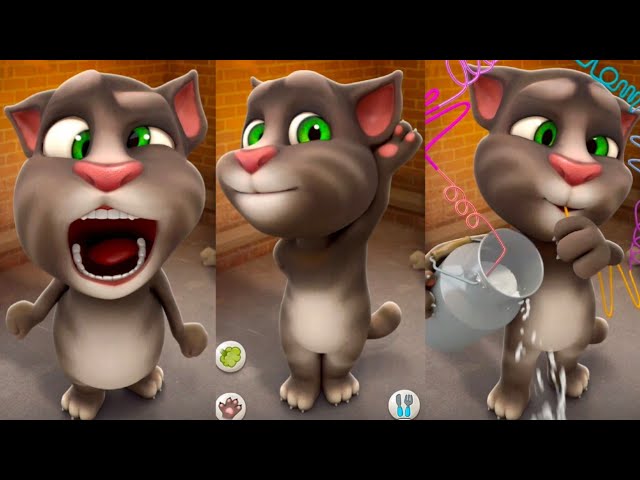 Talking Tom funny video 🤣🤣 #cat #funny #viralshort #trendingshorts #2