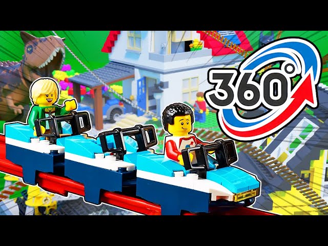 LEGO Roller Coaster VR 360 POV Experience!