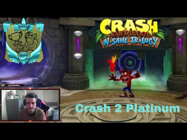 Crash Bandicoot 2 (N'sane trilogy) platinum trophy