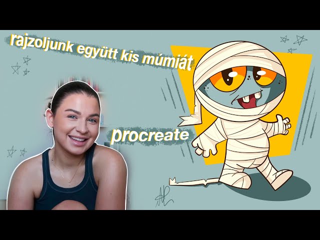 Rajzoljunk együtt kis múmiát 😁