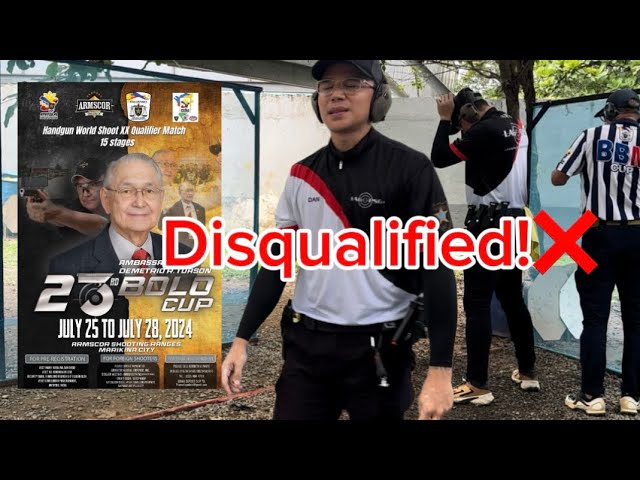 My 1st DQ in Shooting Competition! Shooting Competition Failed ❌ BOLO CUP 2024 | DAN REDUCTO