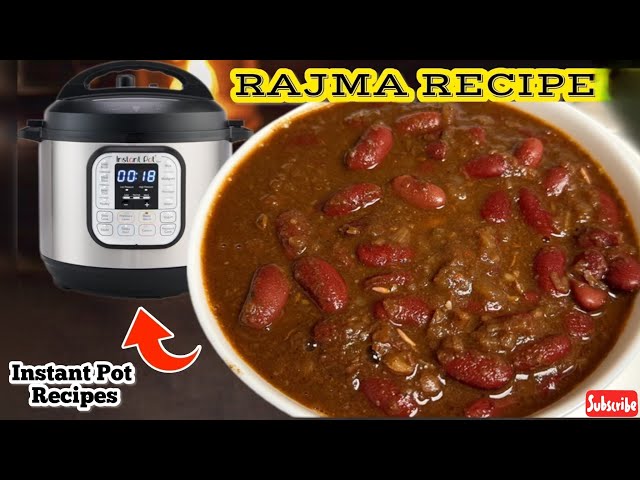 Rajma recipe in instant pot | dinner recipes Indian vegetarian | simple and easy rajma curry