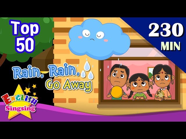 Rain, Rain, Go Away + More Weather Songs | Top 50 Nursery Rhymes with lyrics | English kids video