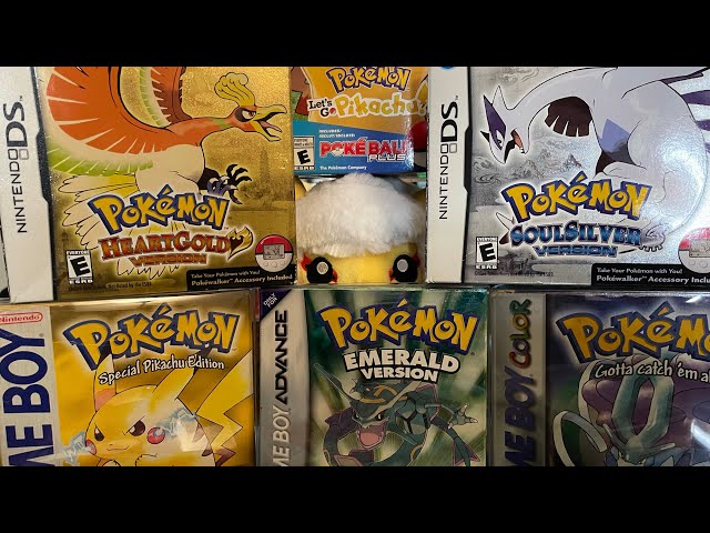 Pokemon, collecting the games. The Rare, the Weird and the Expensive.