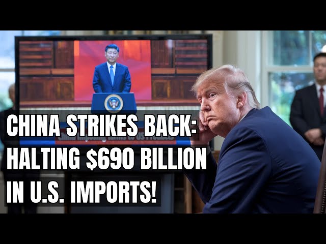 China Halts $690 Billion in U.S. Imports—U.S. Economy Takes a Hit! Electric Vehicles, Trade Wars