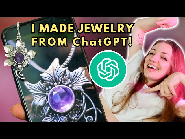 AI designed jewelry and challenged me to MAKE it!