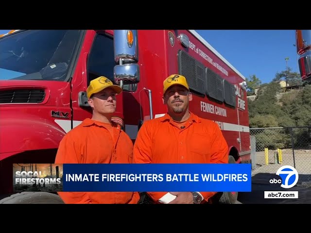 Incarcerated firefighters battling SoCal wildfires moved by outpouring support from the public